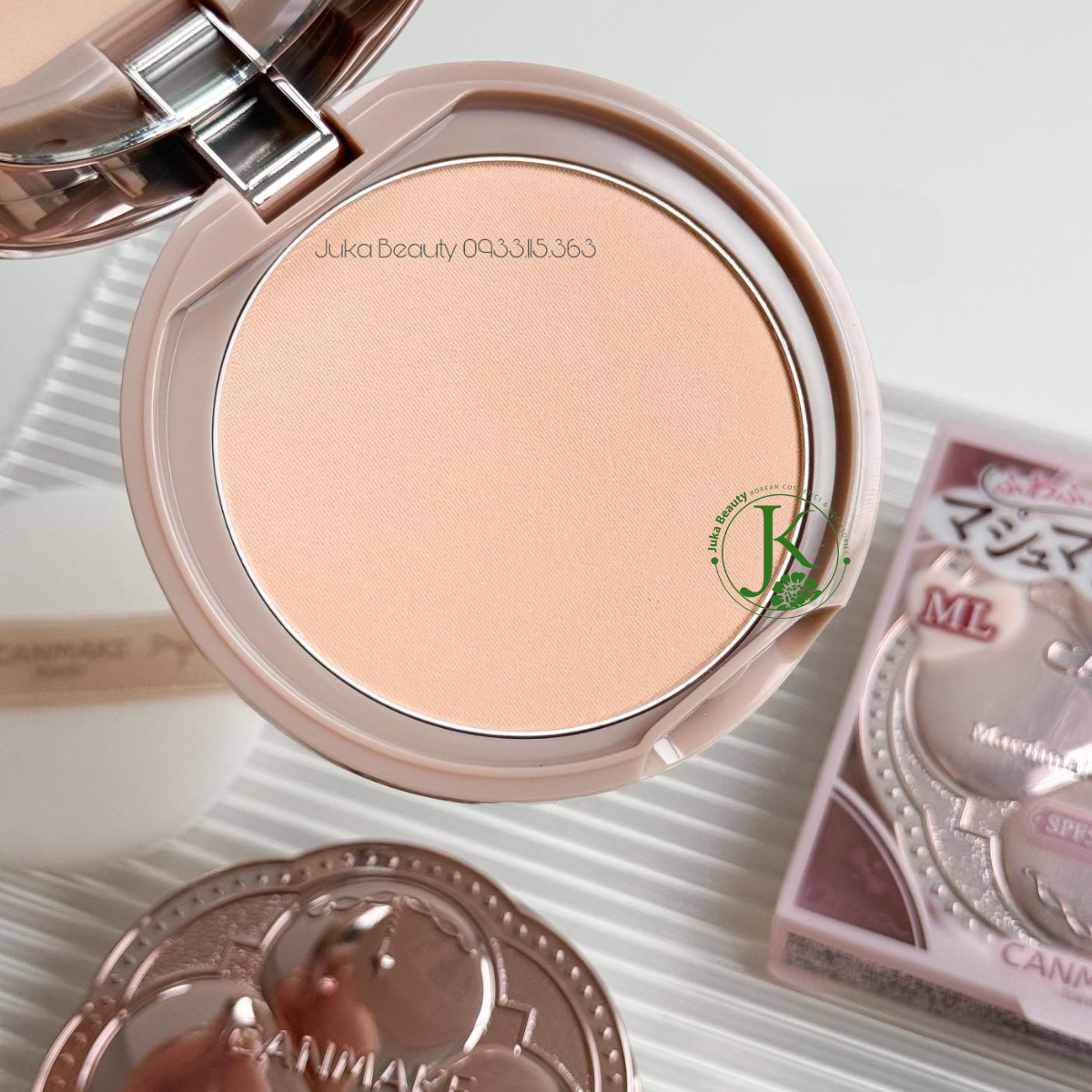(Mẫu mới) Phấn Phủ Nén Kiềm Dầu, Siêu Mịn Canmake Marshmallow Finish Powder SPF50 PA+++ 10g