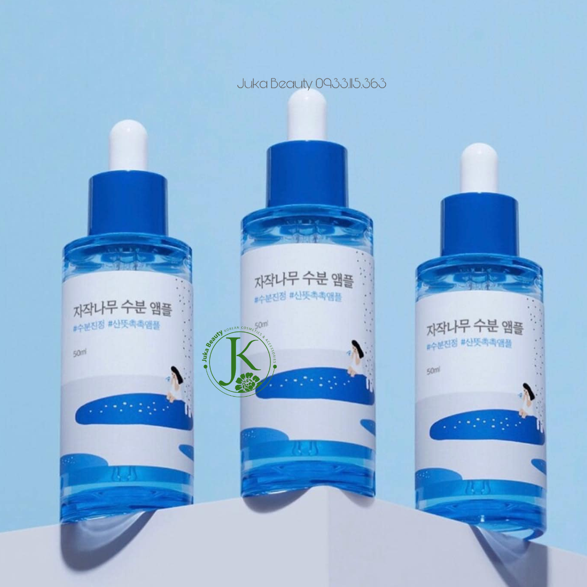 Tinh Chất Dưỡng ẩm Round Lab Birch Juice Moisturizing Ampoule 50ml