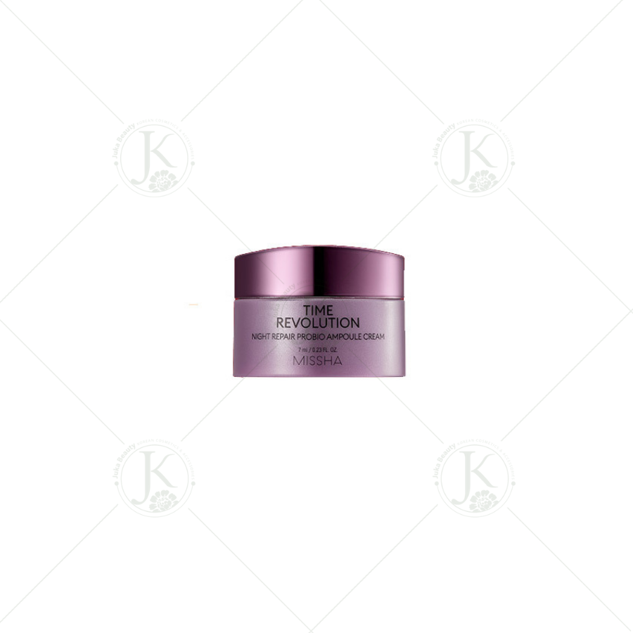 Kem dưỡng dưỡng da ban đêm mini size Missha Time Revolution Night Repair Probio Ampoule Cream 7ml