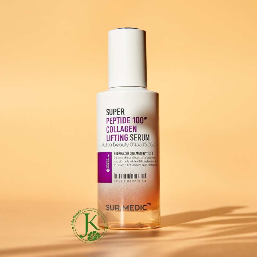 Tinh chất chống lão hóa, nâng cơ da Sur.medic+ Super Peptide 100 Collagen Lifting Serum 50ml