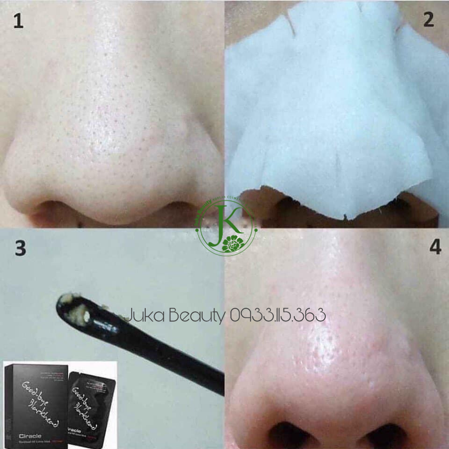 Mặt Nạ Lột Mụn Đầu Đen Ciracle Goodbye Blackhead Off Cotton Mask (20 miếng)