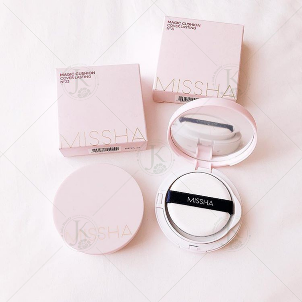 Phấn nước kiềm dầu Missha Magic Cover Lasting Cushion SPF50+ PA+++
