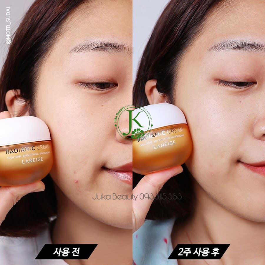 Kem dưỡng trắng da, cấp ẩm Laneige Radian C Cream 50ml