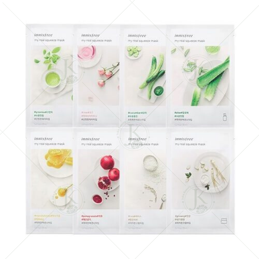 Mặt nạ giấy cung cấp dưỡng chất Innisfree My Real Squeeze Mask 20ml