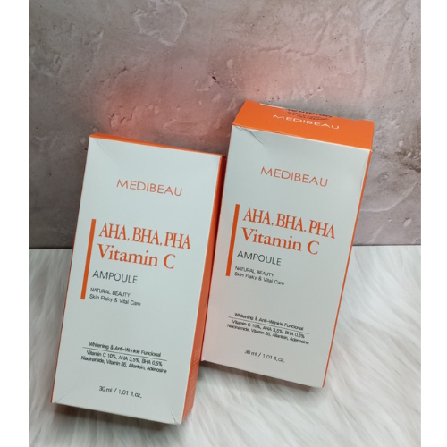 Tinh Chất Làm Trắng Cải Thiện Nếp Nhăn Medibeau AHA BHA PHA Vitamin C 30ml