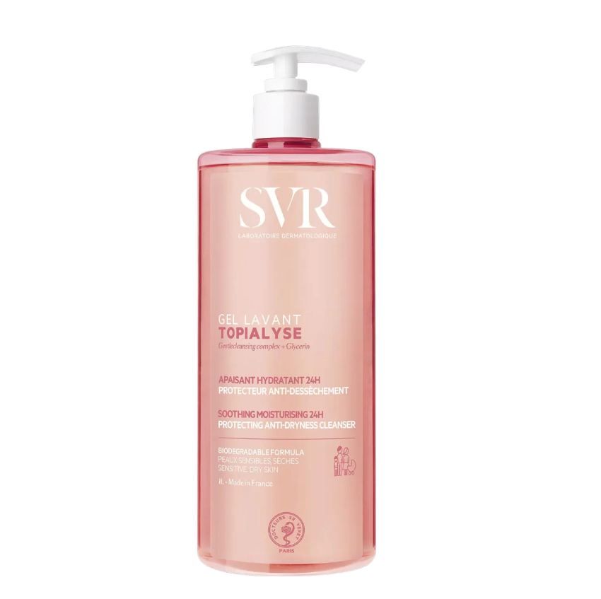 Sữa Rửa Mặt Dạng Gel Không Chứa Xà Phòng, Cho Da Khô SVR Topialyse Gel Lavant