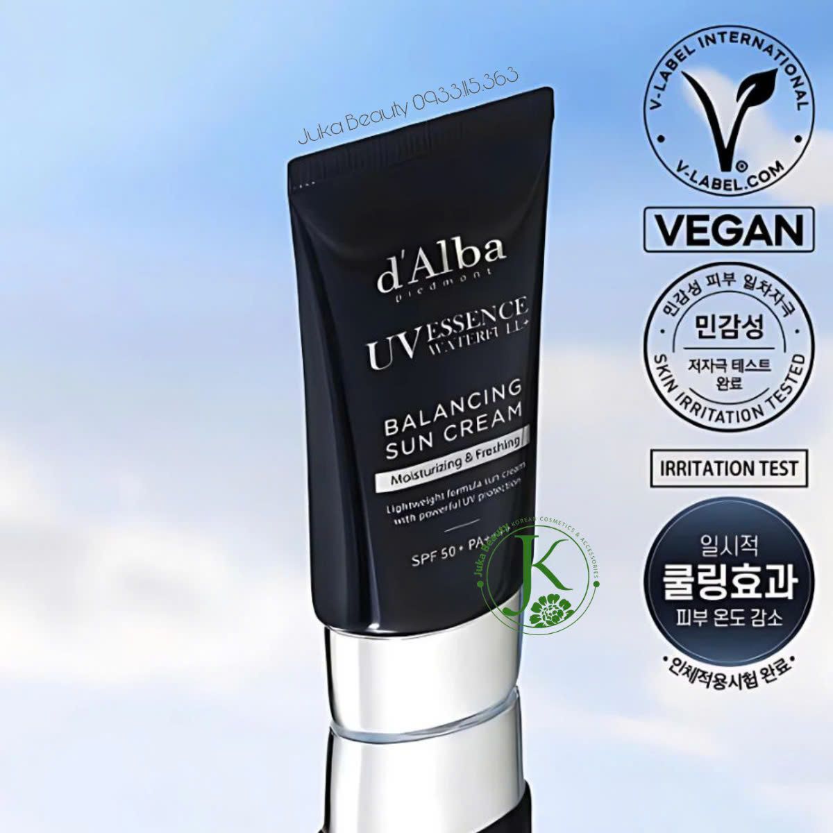 Kem Chống Nắng Cho Nam d'Alba Waterfull Balancing Sun Cream SPF50+ PA++++ 50ml