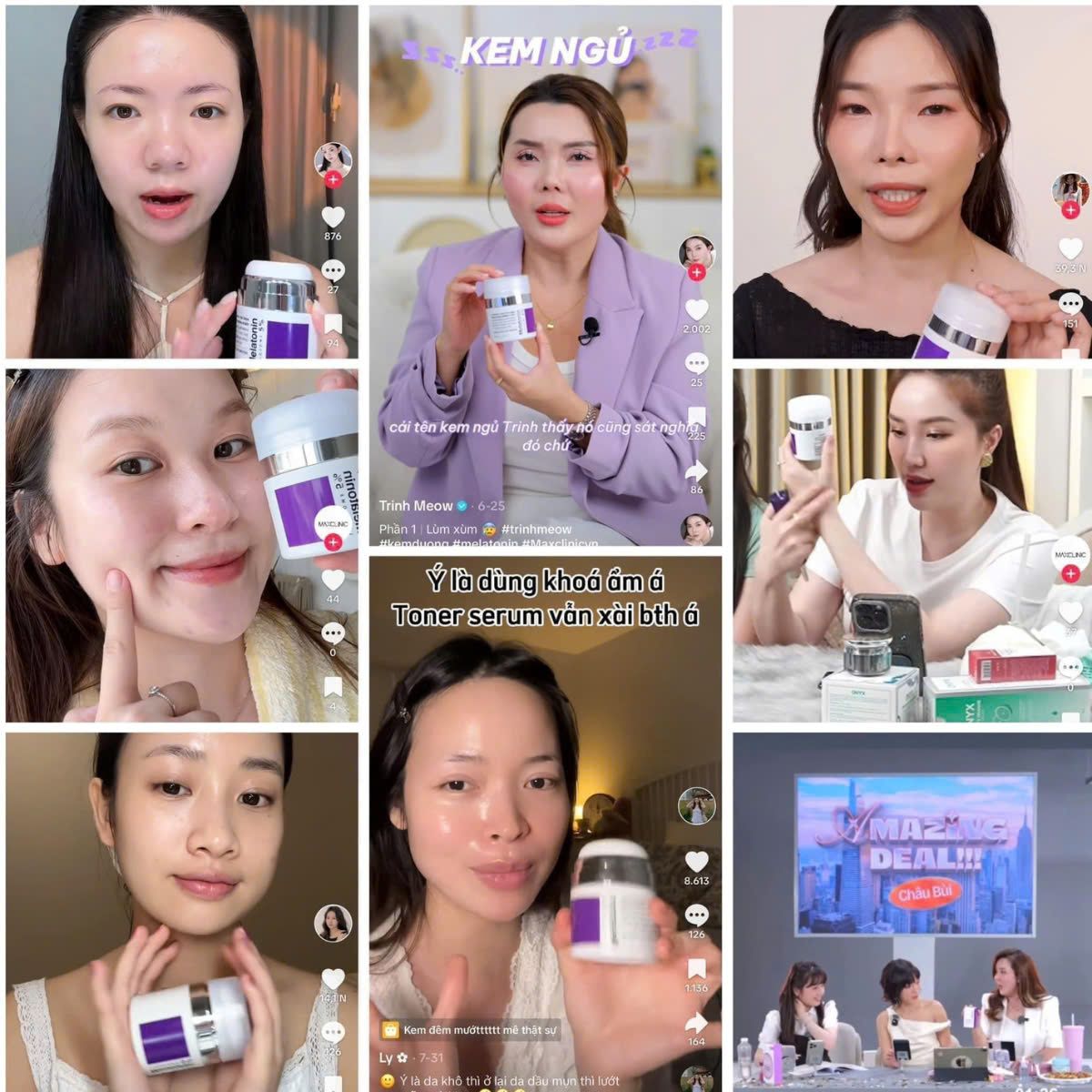 Kem Dưỡng Mờ Nám, Chống Lão Hóa Melatonin Liposome 5% Maxclinic Time Return Cream 50g
