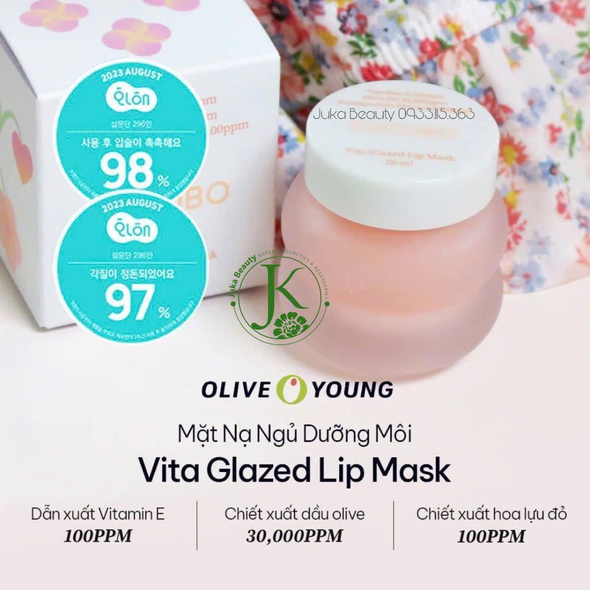 Mặt Nạ Ngủ Môi Kiêm Tẩy Da Chết Tocobo Lip Mask 20ml (4 dòng)
