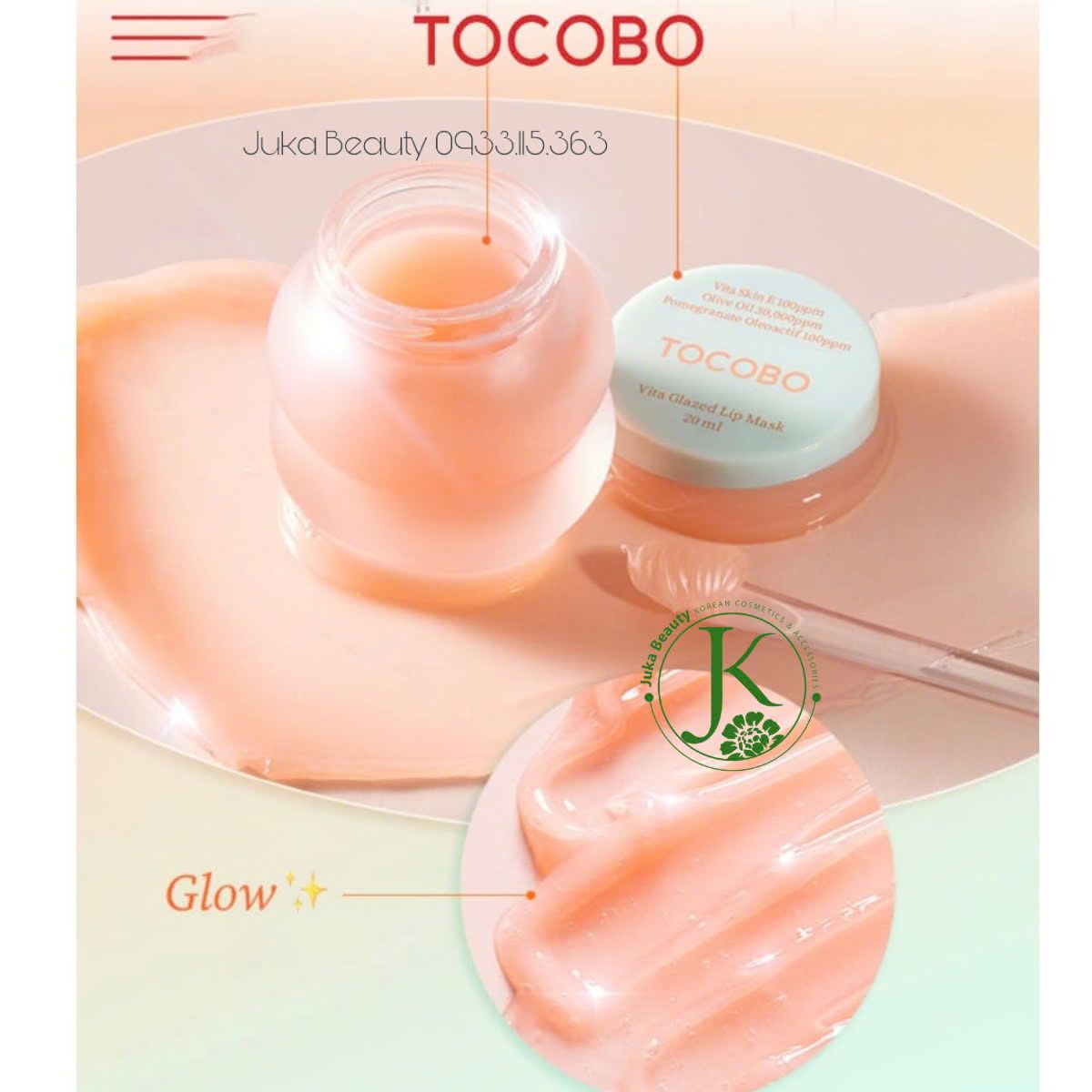 Mặt Nạ Ngủ Môi Kiêm Tẩy Da Chết Tocobo Lip Mask 20ml (4 dòng)