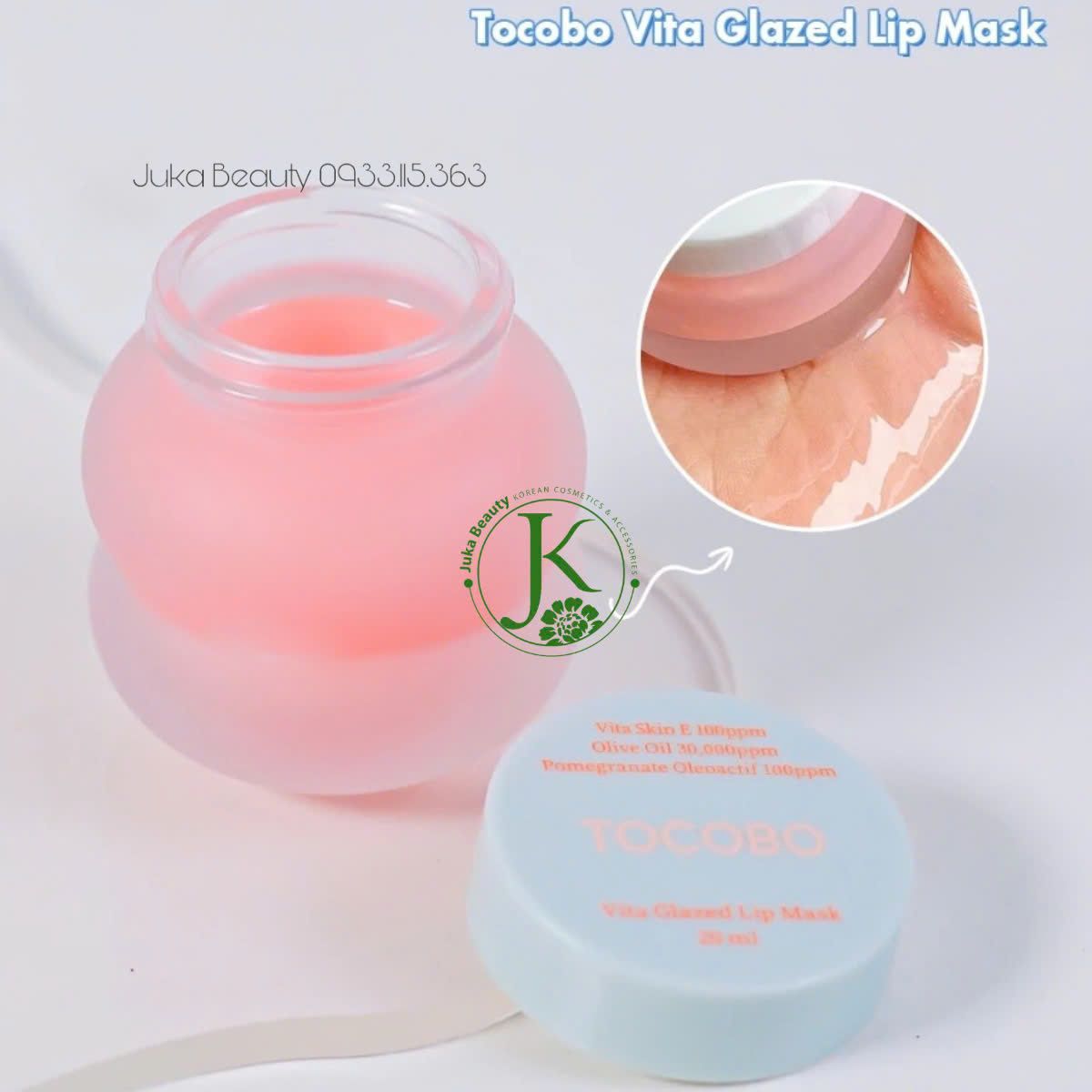 Mặt Nạ Ngủ Môi Kiêm Tẩy Da Chết Tocobo Lip Mask 20ml (4 dòng)