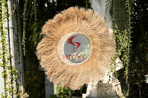  MJ-2814: Interesting Hand Made Jute  Mirror 