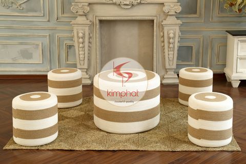  SM-2801: Best Selling Jute Stool Set 