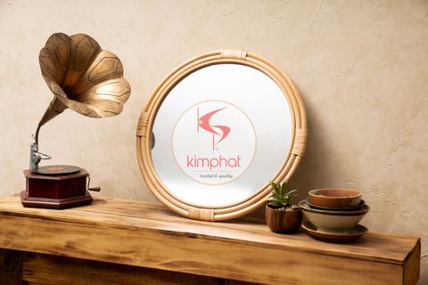  MR-2820: Good Selling Rattan Rectangular Mirror 