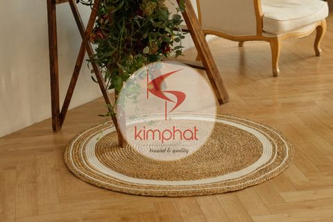  RM-2807: Wonderful Round Water Hyacinth Rug 