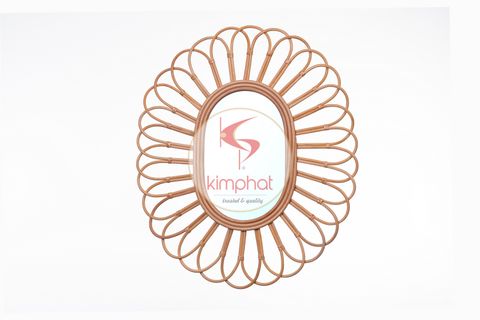  MR-2803: Best Choice Round Rattan Wall Mirror 