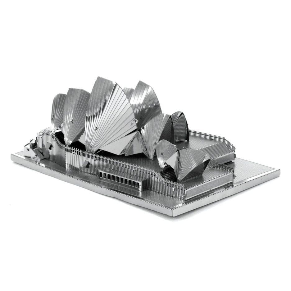 Mô hình kim loại lắp ráp 3D Sydney Opera House (Nhà Hát Con Sò) (Silver) – Metal Works MP004