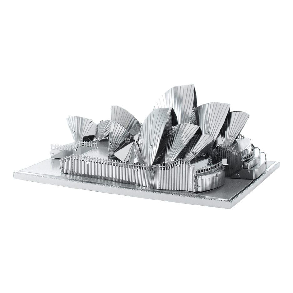 Mô hình kim loại lắp ráp 3D Sydney Opera House (Nhà Hát Con Sò) (Silver) – Metal Works MP004