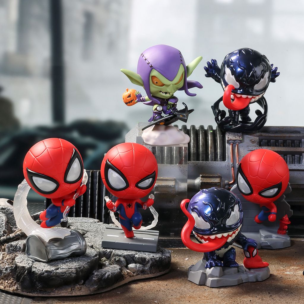 Mô hình đồ chơi Blind box Marvel Spider-Man&Maximum Venom Series (Sự Gặp Mặt Giữa Spider Man và Venom) - POP MART