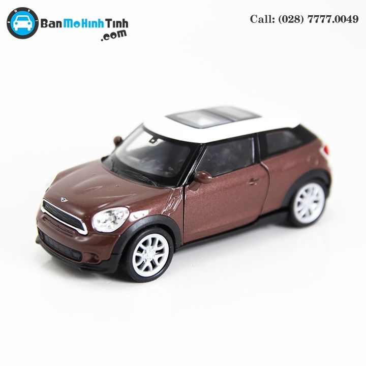MÔ HÌNH MINI COOPER S PACEMAN BROWN 1:36 WELLY- 43685