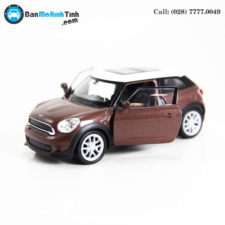 MÔ HÌNH MINI COOPER S PACEMAN BROWN 1:36 WELLY- 43685
