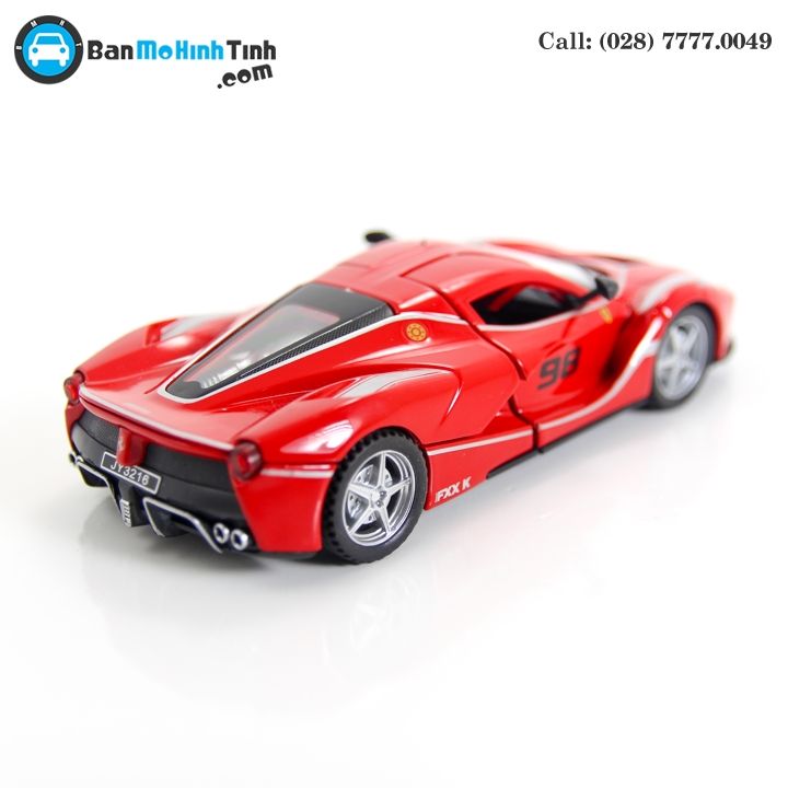 MÔ HÌNH FERRARI LAFERRARI FXX K NO.98 RED 1:32 DOUBLEHOUSES