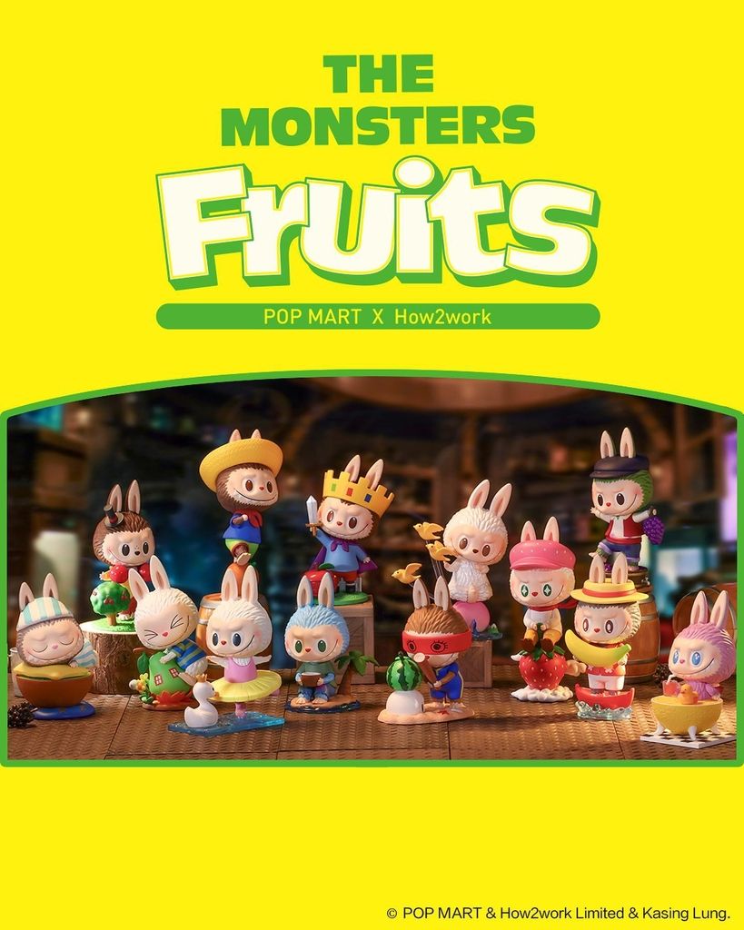 Mô hình đồ chơi Blind box Labubu The Monsters Fruits Series (Quái Vật Trái Cây Labubu) - POP MART