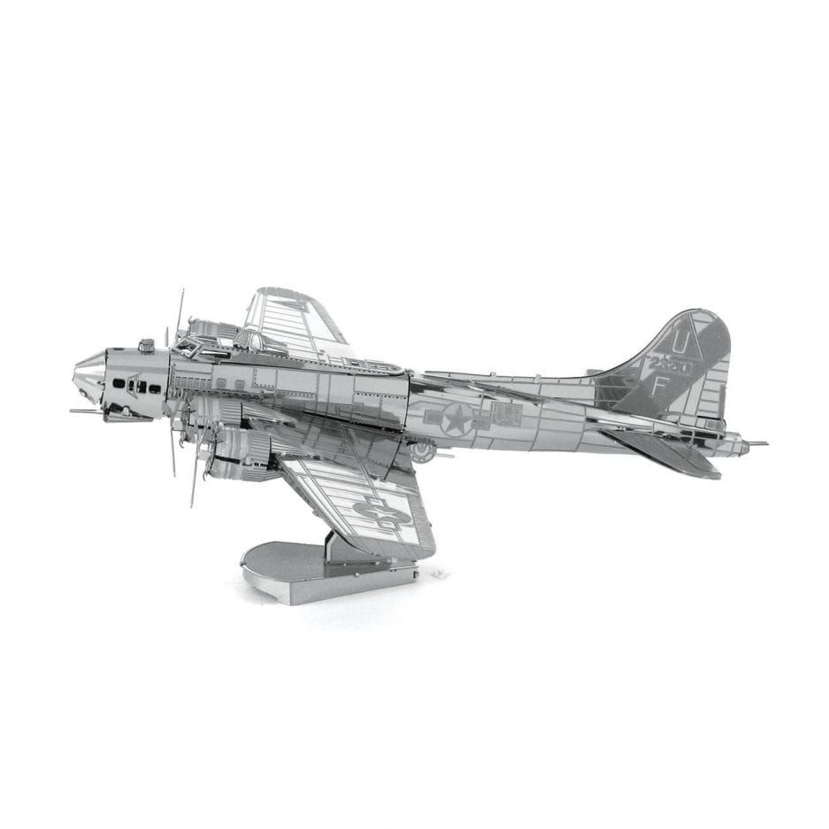 Mô Hình Kim Loại Lắp Ráp 3D Pháo Đài Bay B17 (Silver) – Piecefun MP389