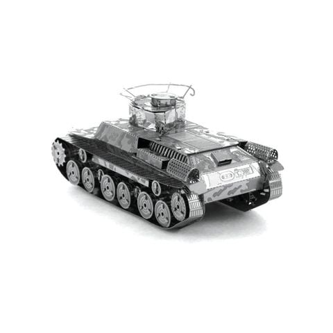 Mô hình kim loại lắp ráp 3D Xe Tăng Chi Ha (Silver) – Metal Works MP053