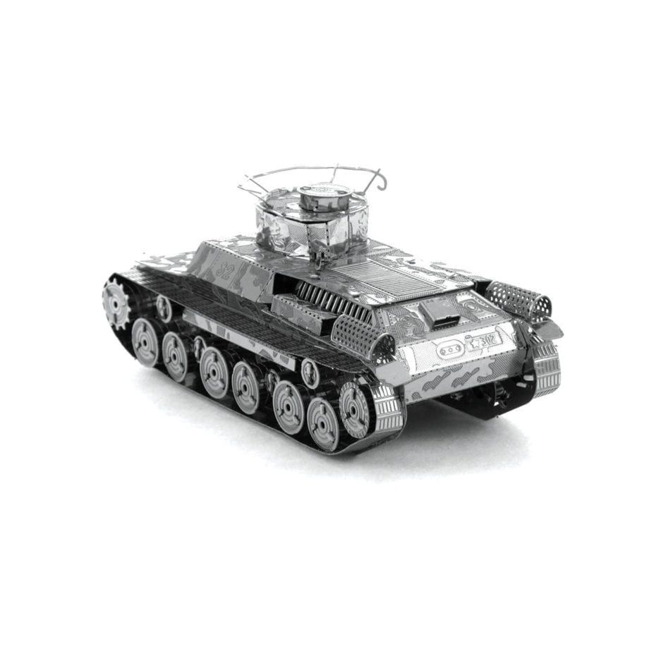 Mô hình kim loại lắp ráp 3D Xe Tăng Chi Ha (Silver) – Metal Works MP053
