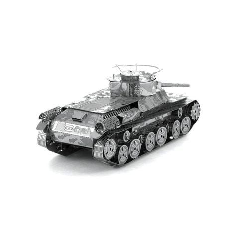 Mô hình kim loại lắp ráp 3D Xe Tăng Chi Ha (Silver) – Metal Works MP053