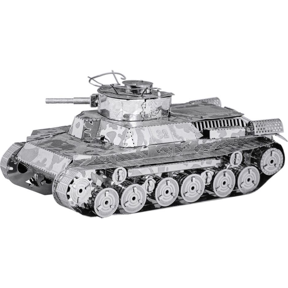 Mô hình kim loại lắp ráp 3D Xe Tăng Chi Ha (Silver) – Metal Works MP053