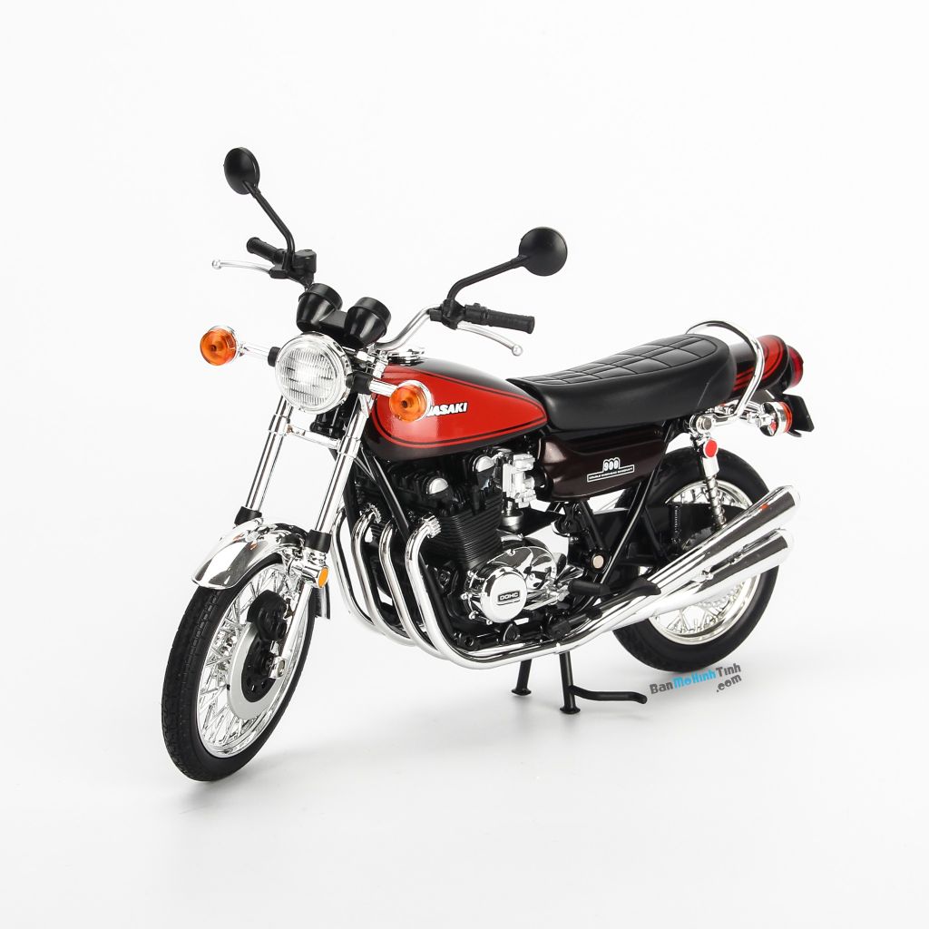 Mô hình mô tô Kawasaki 900 Super 4 Z1 Orange MH-104583 1:12 Aoshima