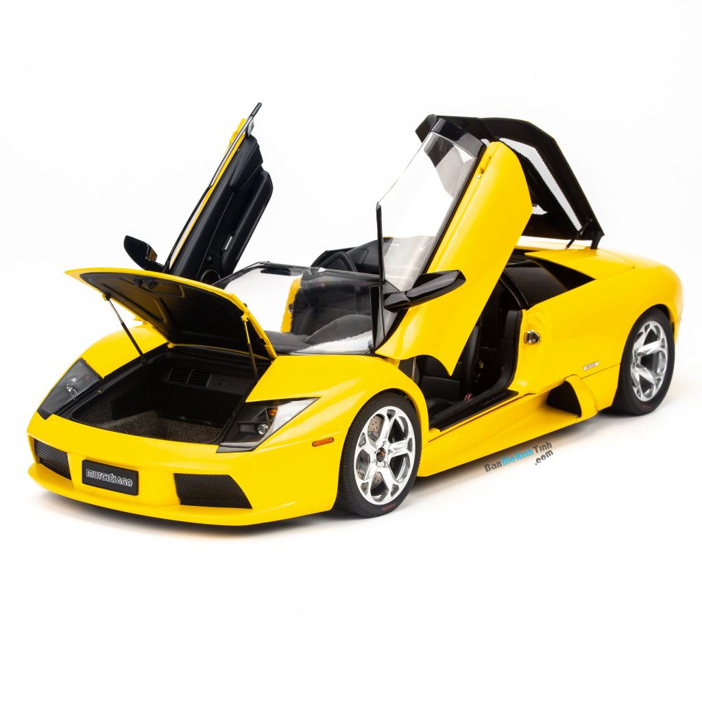 Mô hình xe Lamborghini Murcielago Roadster Yellow 1:12 Autoart