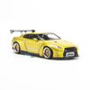 Mô hình xe Nissan GT-R R35 Pandem 1:64 MiniGT Cosmopolitan Yellow (1)