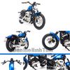 Mô hình xe mô tô Harley Davidson 2007 XL 1200N Nightster 1:18 Maisto Blue (3)