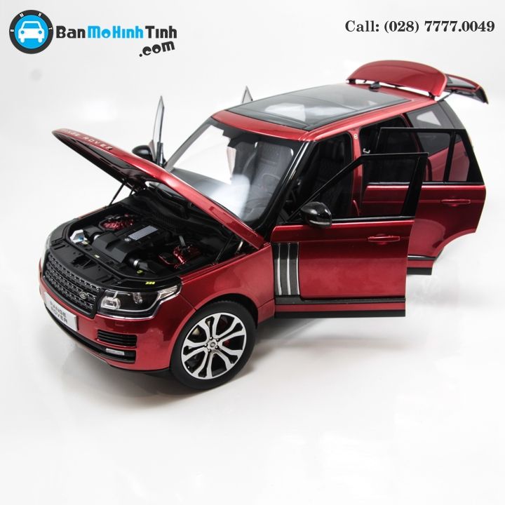 MÔ HÌNH LAND ROVER AUTOBIOGRAPHY SV-RED 1:18 LCD