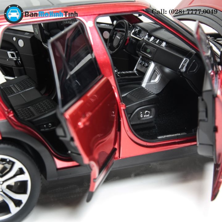 MÔ HÌNH LAND ROVER AUTOBIOGRAPHY SV-RED 1:18 LCD