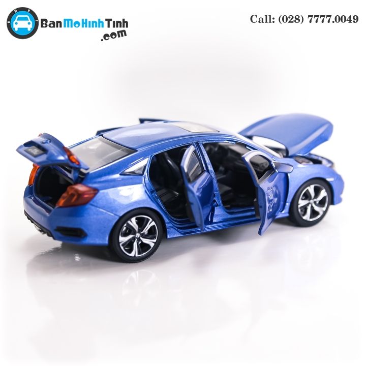 MÔ HÌNH HONDA CIVIC BLUE 1:32 JACKIE KIM