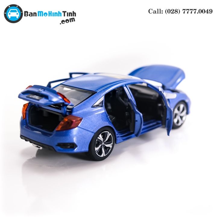 MÔ HÌNH HONDA CIVIC BLUE 1:32 JACKIE KIM