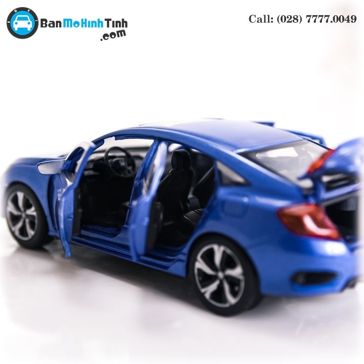 MÔ HÌNH HONDA CIVIC BLUE 1:32 JACKIE KIM