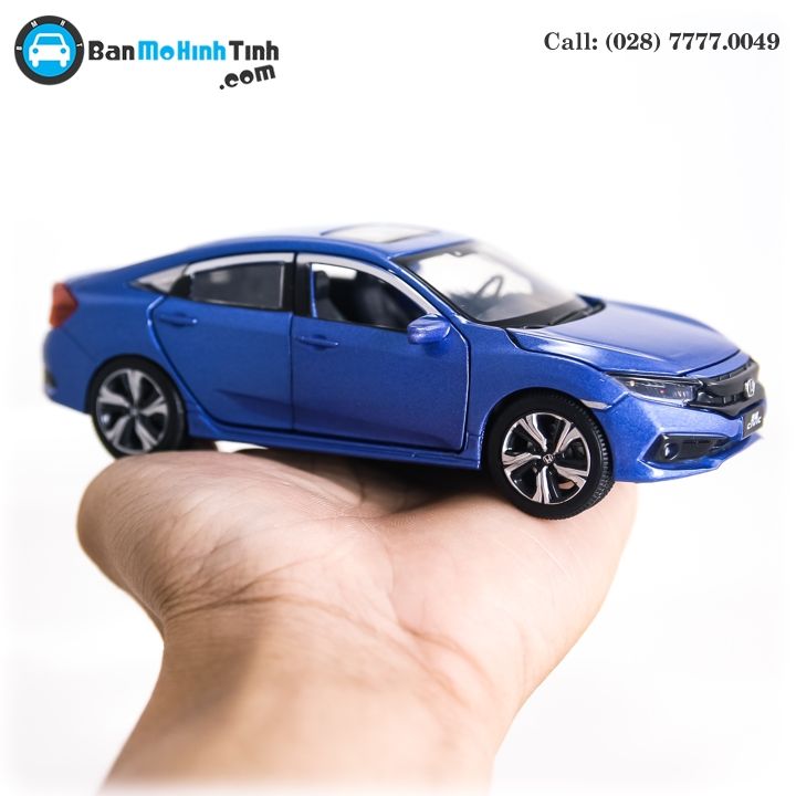 MÔ HÌNH HONDA CIVIC BLUE 1:32 JACKIE KIM