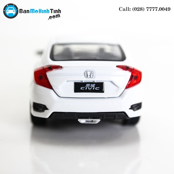 MÔ HÌNH HONDA CIVIC WHITE 1:32 JACKIE KIM