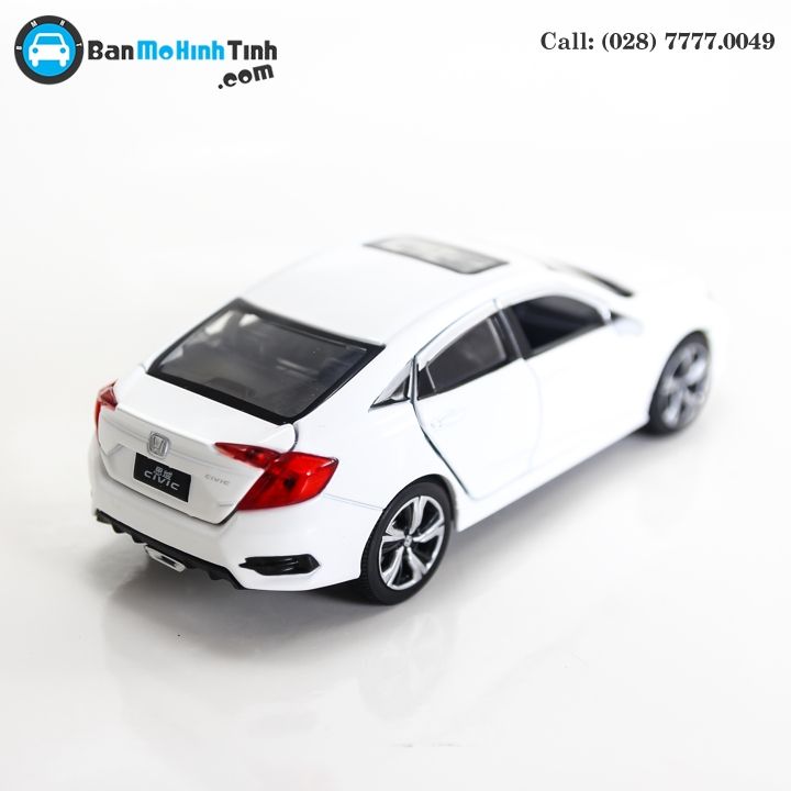 MÔ HÌNH HONDA CIVIC WHITE 1:32 JACKIE KIM