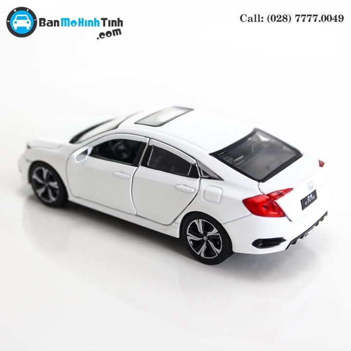 MÔ HÌNH HONDA CIVIC WHITE 1:32 JACKIE KIM