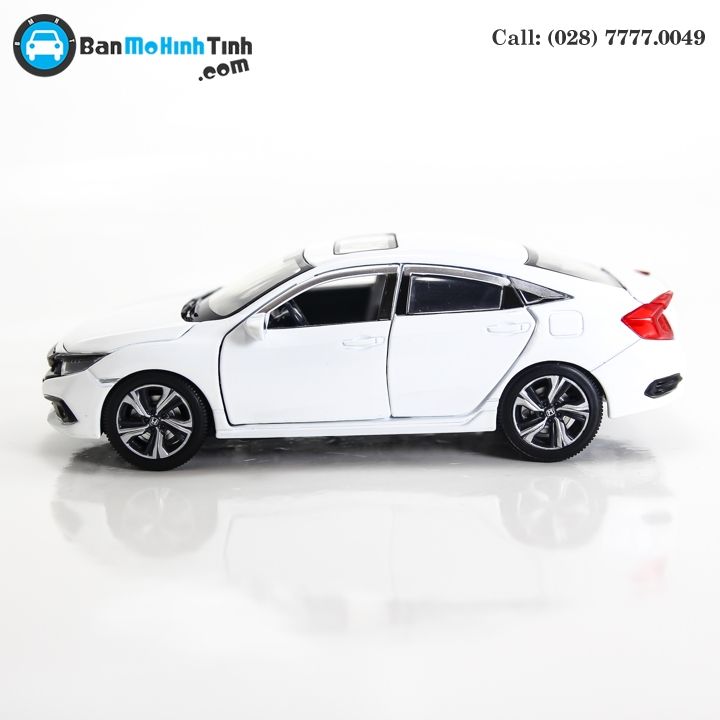 MÔ HÌNH HONDA CIVIC WHITE 1:32 JACKIE KIM