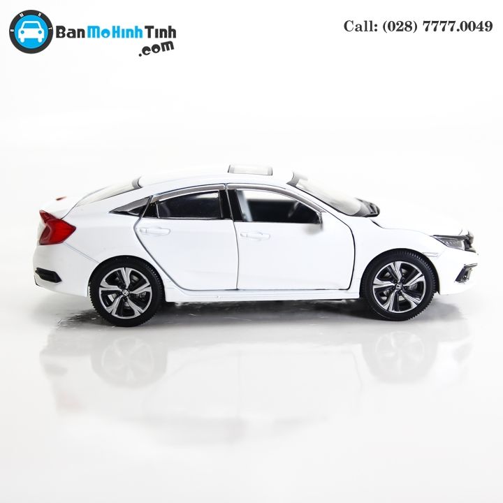 MÔ HÌNH HONDA CIVIC WHITE 1:32 JACKIE KIM