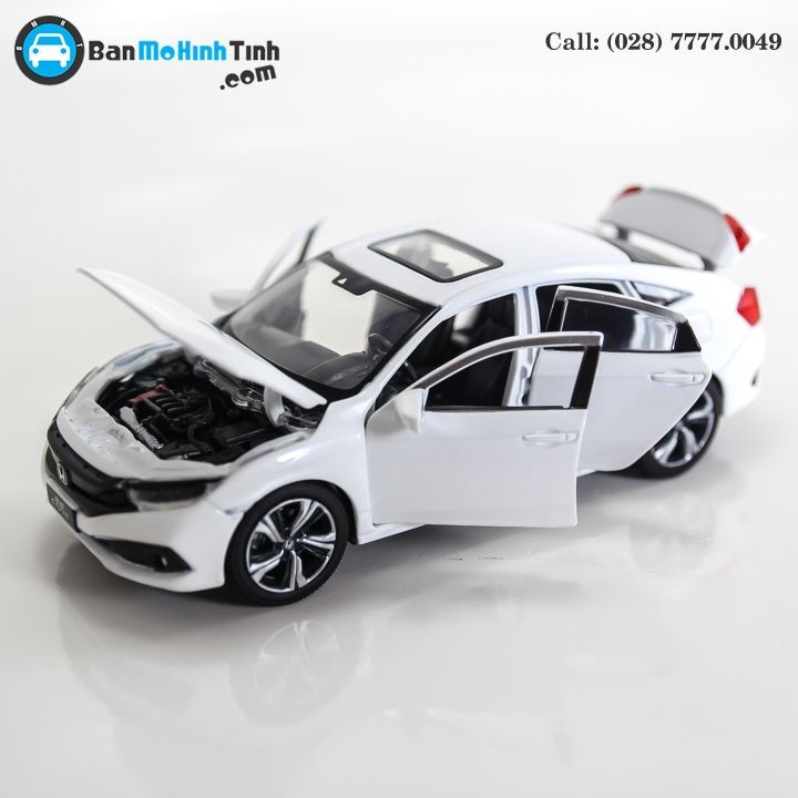 MÔ HÌNH HONDA CIVIC WHITE 1:32 JACKIE KIM