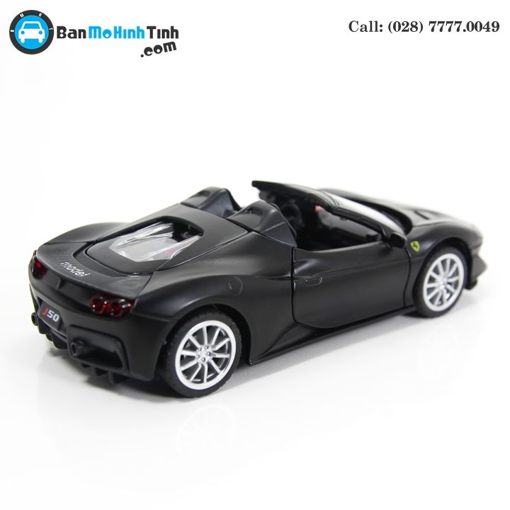 MÔ HÌNH FERRARI J50 MATTE BLACK 1:32 DOUBLEHOUSES