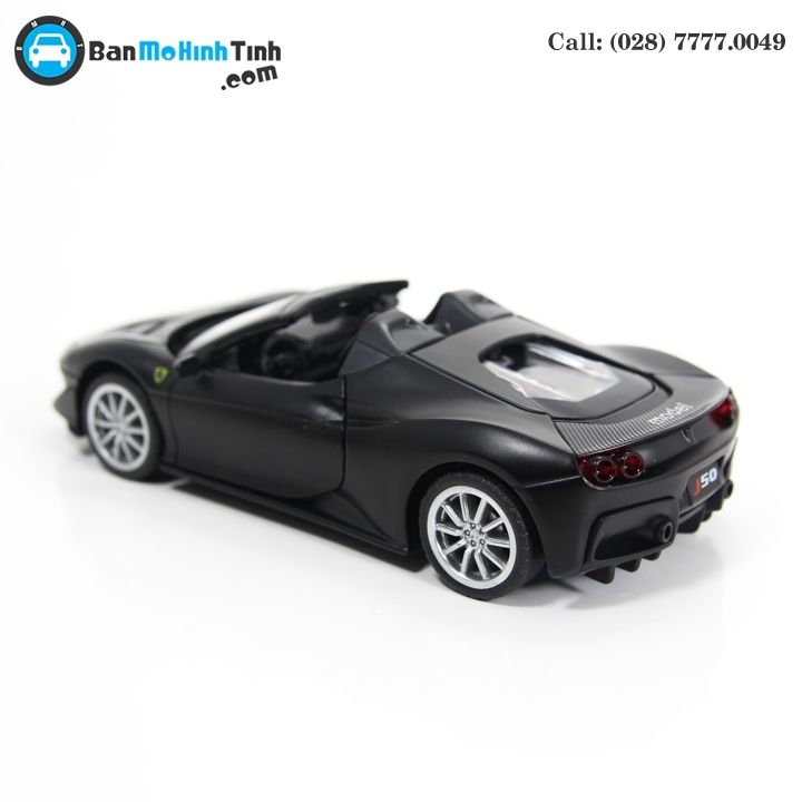 MÔ HÌNH FERRARI J50 MATTE BLACK 1:32 DOUBLEHOUSES